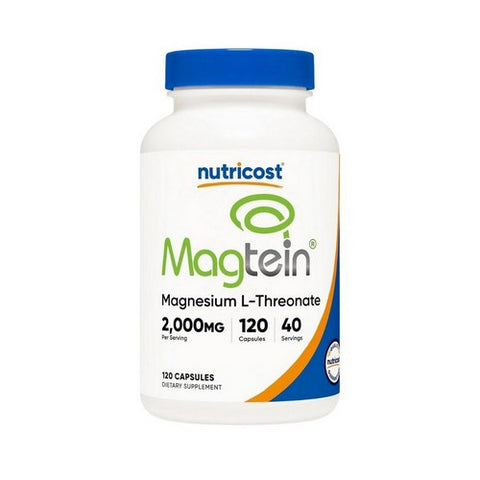 Nutricost, Magnesium L-Threonate Magtein, 2000 Mg, 120 Count