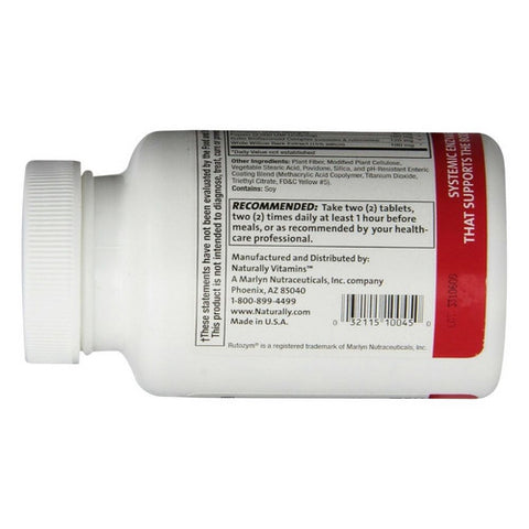 Naturally Vitamins, Rutozym, 120 Tabs