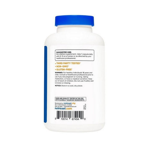 Nutricost, Hawthorn Berry Capsules, 550 Mg, 240 Count