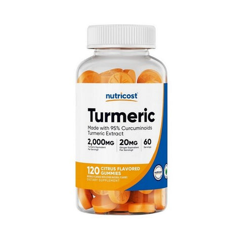 Nutricost, Turmeric Gummies, 2000 MG, 120 Count
