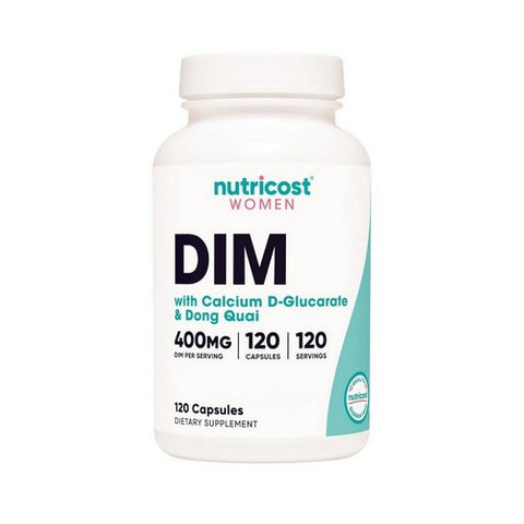Nutricost, DIM For Women Capsules, 400 Mg, 120 Count