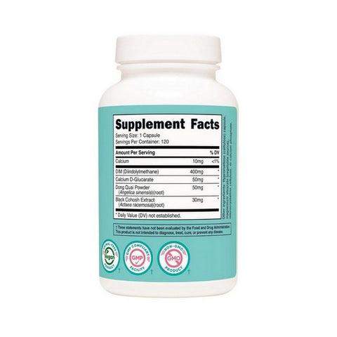 Nutricost, DIM For Women Capsules, 400 Mg, 120 Count