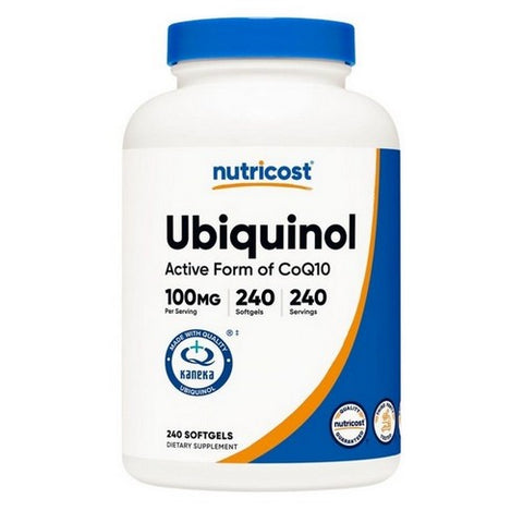Nutricost, Ubiquinol Softgels, 100 Mg, 240 Count