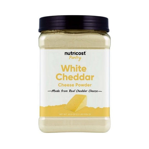 Nutricost, Pantry White Cheddar Cheese Powder, 2.5 Lbs