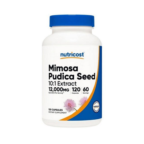 Nutricost, Mimosa Pudica Seed 10:1 Capsules, 12000 Mg, 120 Count