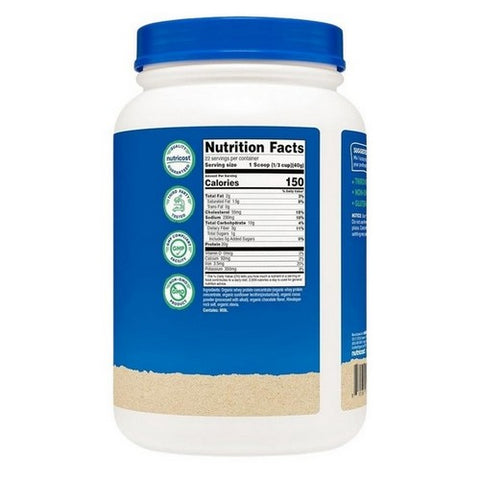 Nutricost, Organic Whey Protein Powder Double Chocolate, 2 Lbs