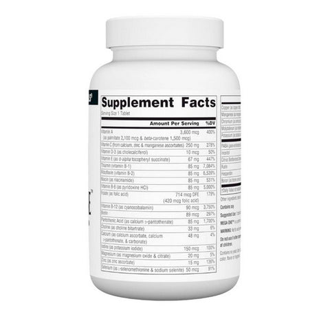 Source Naturals, Mega-One No Iron, 60 Tabs
