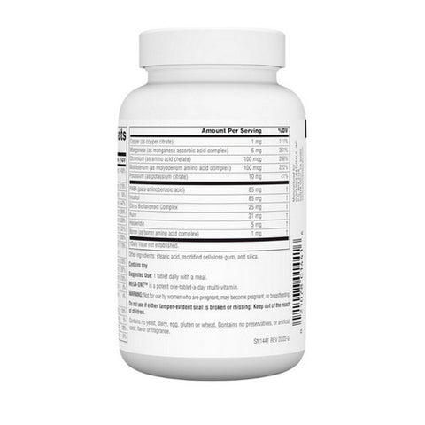 Source Naturals, Mega-One No Iron, 60 Tabs