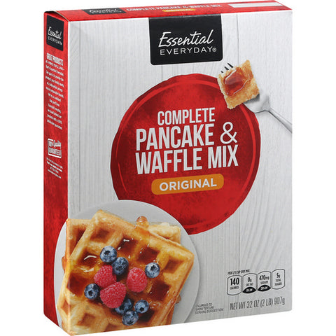 Essential Everyday, Complete Pancake And Waffle Mix Original, 32 Oz (Case Of 12)