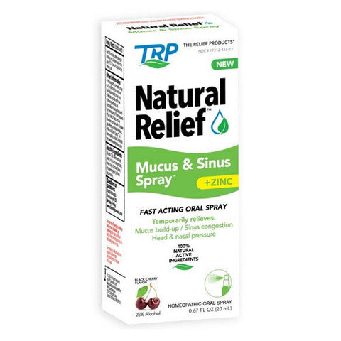 The Relief Products, Mucus And Sinus Spray, 0.67 Oz The Relief Products