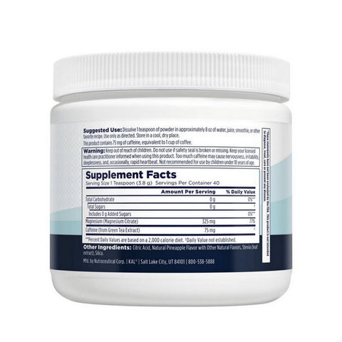 Kal, Energy Magnesium Powder, 5.3 Oz