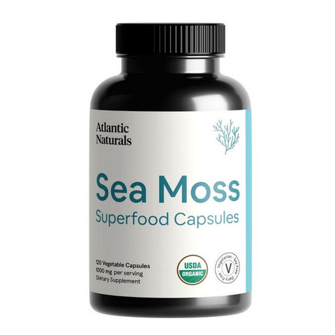 Atlantic Naturals, Organic Sea Moss Superfood, 120 Capsules
