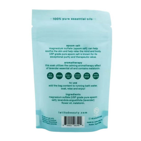 Latika Soap, Bath Soak Melatonin, 4 Oz
