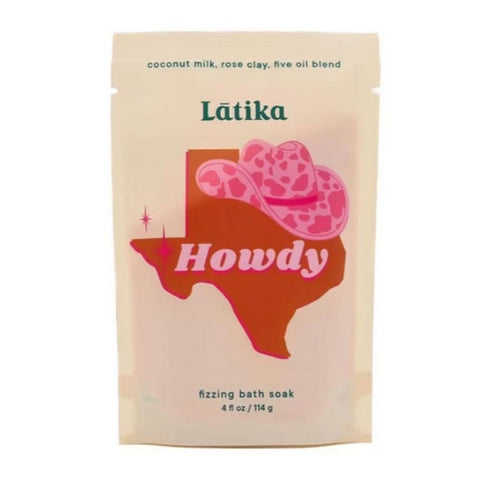 Latika Soap, Fizzing Bath Soak Howdy, 4 Oz