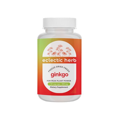 Eclectic Herb, Ginkgo, 500 Mg, 50 Caps