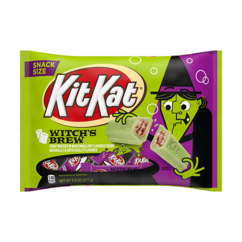Kit Kat, Brew Marshmallow Creme Snack Size Halloween Wafer Candy Bars, 9.8 Oz (Case Of 21)