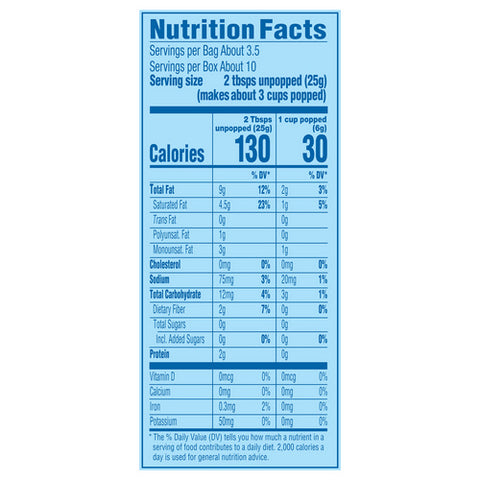 Pop Secret, Popcorn Kettle Corn Microwave Bags, 9.6 Oz (Case Of 6)