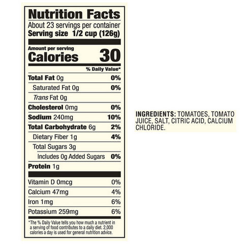 S & W, Premium Ready Cut Diced Tomatoes, 102  Oz (Case of 6)