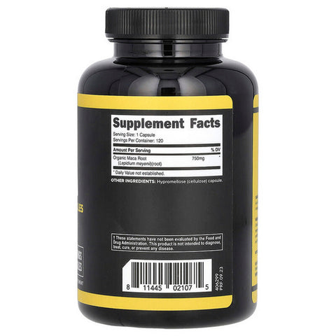 Primaforce, MACA Root Capsules, 750 Mg, 120 Caps