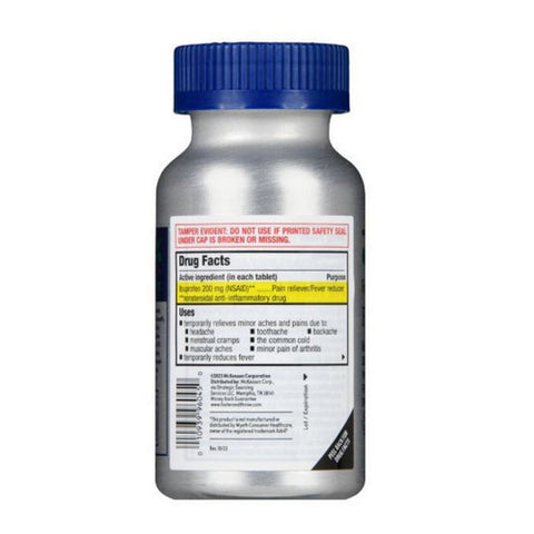 Foster And Thrive, Pain Relief Ibuprofen Coated Tablets, 200 Mg, 120 Tabs