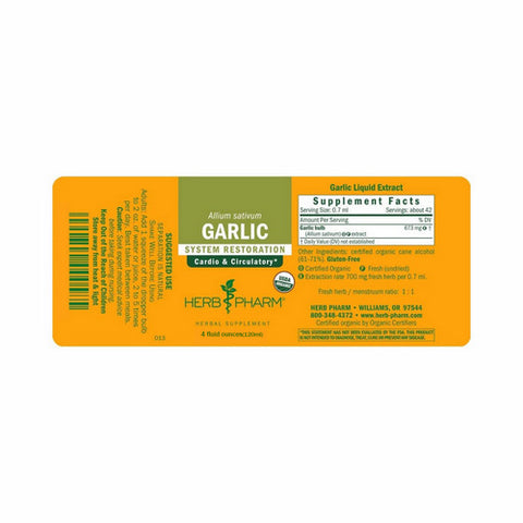 Herb Pharm, Garlic Extract, 4 Oz