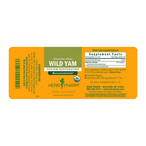 Herb Pharm, Wild Yam, 4 oz