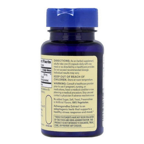 Foster And Thrive, Ashwagandha Extract Capsules, 500 Mg, 60 Count