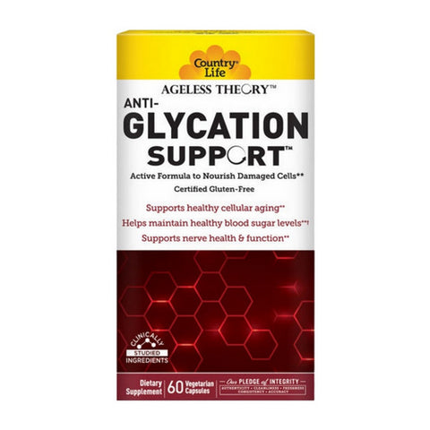 Country Life, Anti Glycation Support, 60 Vegetarian Capsules
