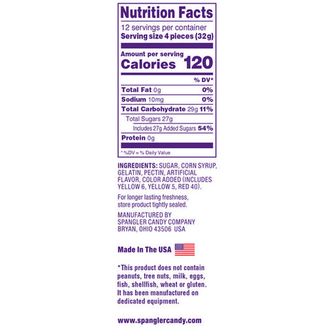 Spangler Candy, Marshmellow Circus Peanuts, 13.2 Oz (Case Of 12)