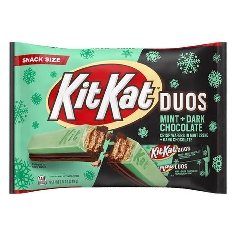 Kit Kat, Duo's Snack Size Mint And Dark Chocolate Crisp Wafers, 8.8 Oz (Case Of 21)