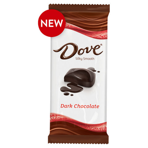 Dove, Silky Smooth Dark Chocolate Candy Bar, 3.3 Oz (Case Of 12)