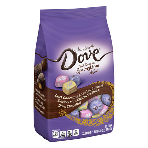 Dove, Dark Chocolate Springtime Mix Bag, 22.7 Oz (Case Of 6)