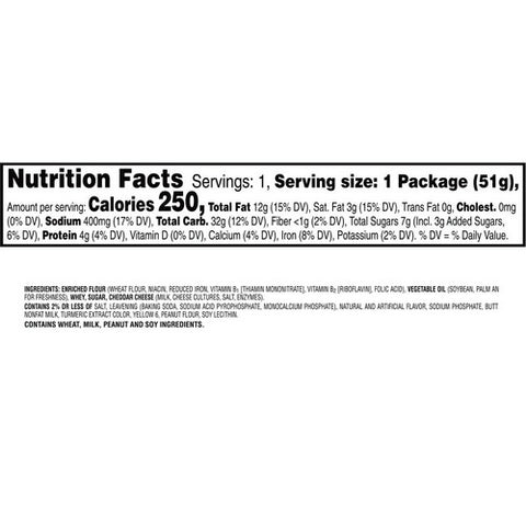 Keebler, Sandwich Crackers Club And Cheddar, 1.8 Oz (Case Of 144)