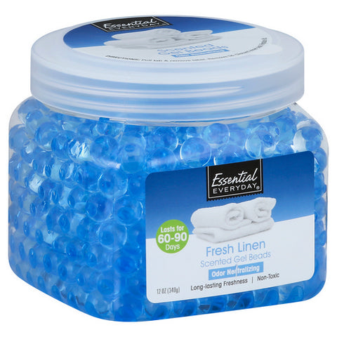 Essential Everyday, Scented Gel Beads Fresh Linen, 12 Oz (Case Of 6)