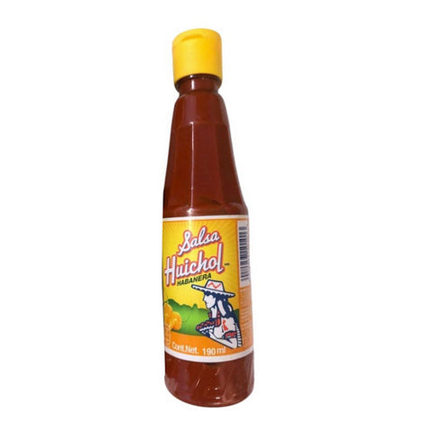 Huichol, Habanero Mexican Salsa Chile Pepper Hot Sauce, 6.5Oz (Case Of 24)