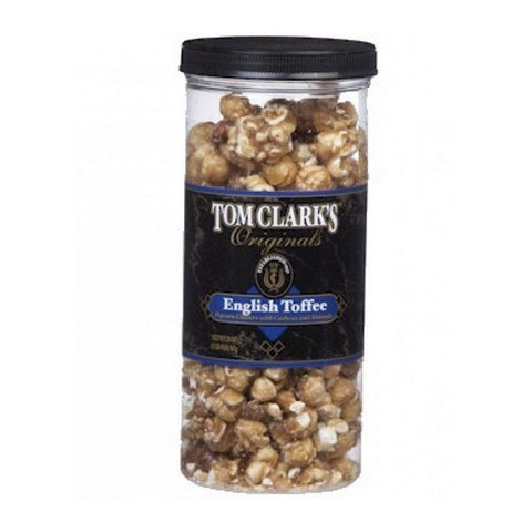 Tom Clark Originals, English Toffee Caramel Popcorn, 20Oz (Case Of 6)