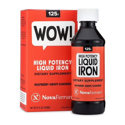 High Potency Liquid Iron Supplement 6 Oz by NovaFerrum