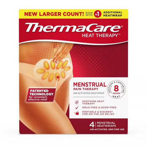 Menstrual Heatwrap 4 Count by Thermacare