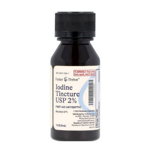 Iodine Tincture Usp 2% 1 Oz by Foster And Thrive