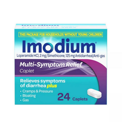 Multi Symptom Relief Caplets 24 Count by Imodium