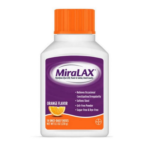 MiraLax Orange Powder 8.3 Oz by Miralax
