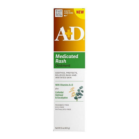 Medicated Rash Ointment 1.5 Oz by A+D