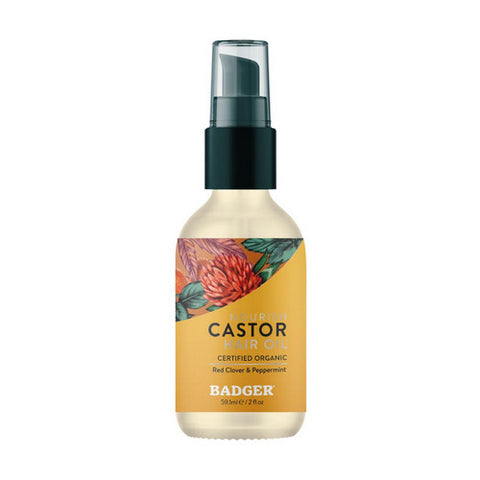 Castor Hair Oil 2 Oz by Badger Balm
