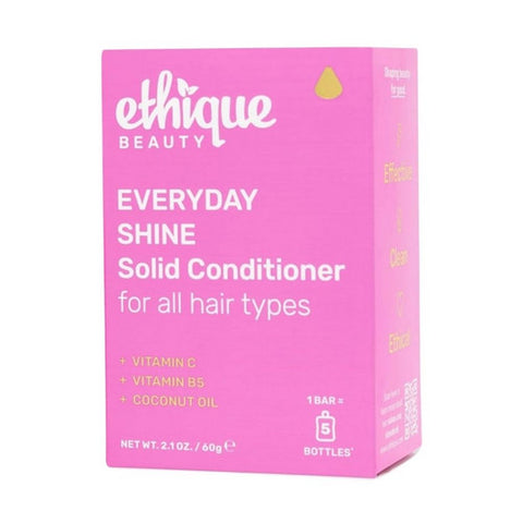 Everyday Shine Solid Conditioner Bar For All Hair Types 2.1 Oz by Ethique