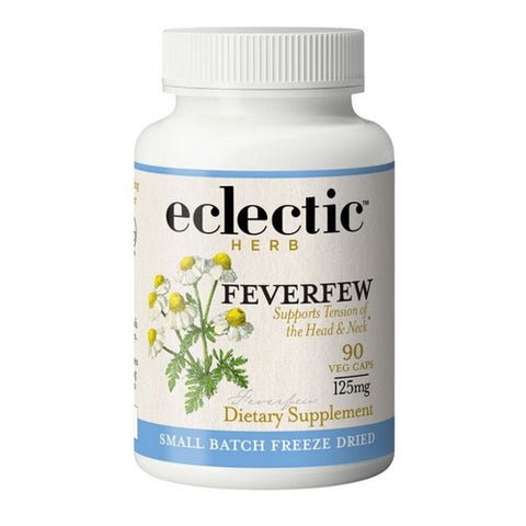Eclectic Herb, Feverfew, 125 Mg, 90 Caps