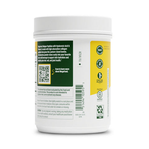 MegaFood, Collagen Peptides With Hyaluronic Acid And Vitamin C, 20 Oz