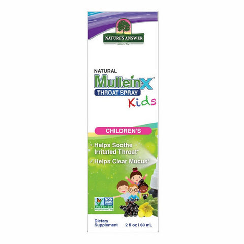 Kids Mullein X Throat Spray 2 Oz by Nature's Answer