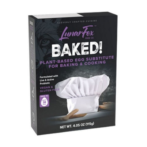 Baked Plant Based Egg Substitute Cooking 4.05 Oz by Lunar Fox Food