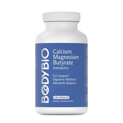 Calcium Magnesium Butyrate 250 Capsules by BodyBio