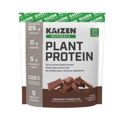 Plant Protein Chocolate 1.5 Lbs by Kaizen Naturals